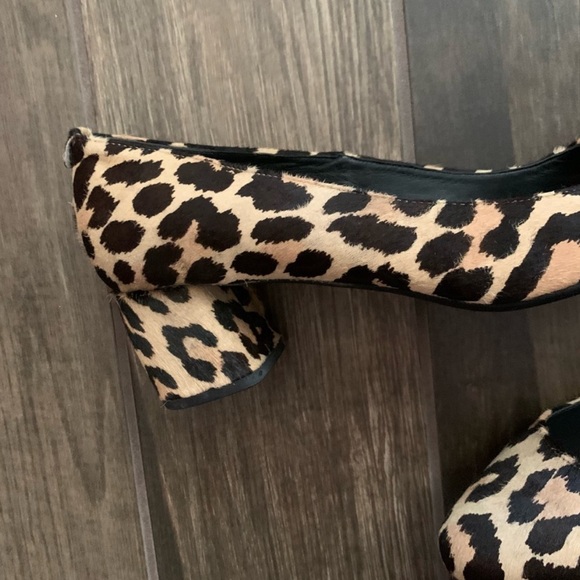 Kate Spade Beverly Leopard Print hair on hide Pumps Sz 11 Worn twice - Picture 3 of 9